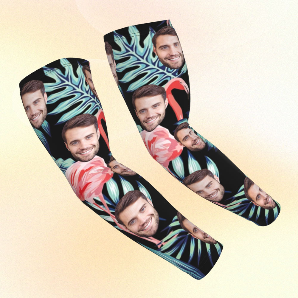 Personalized Sports Arm Sleeves With Photo - 