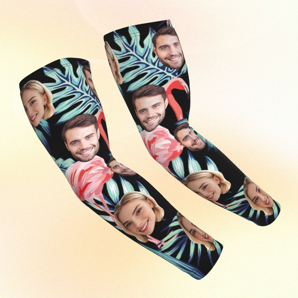 Personalized Sports Arm Sleeves With Photo - 