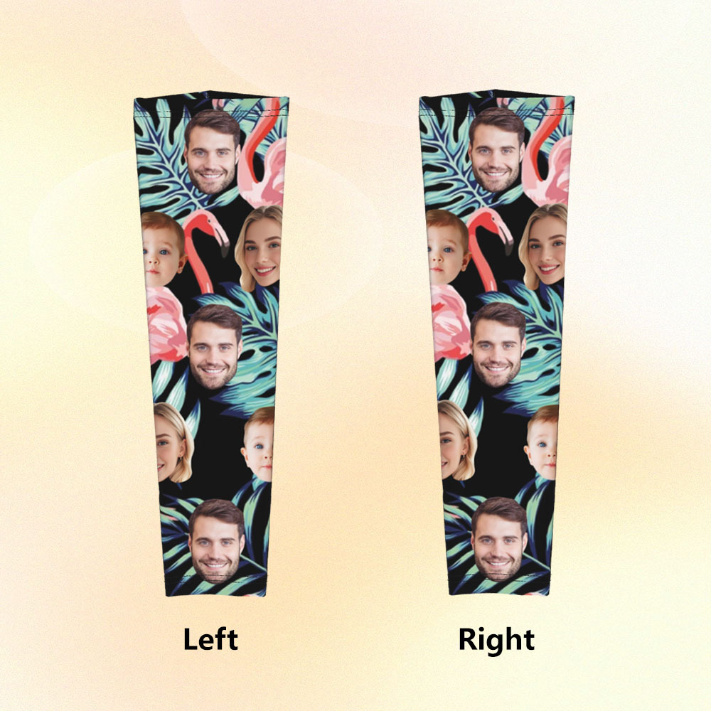 Personalized Sports Arm Sleeves With Photo - 