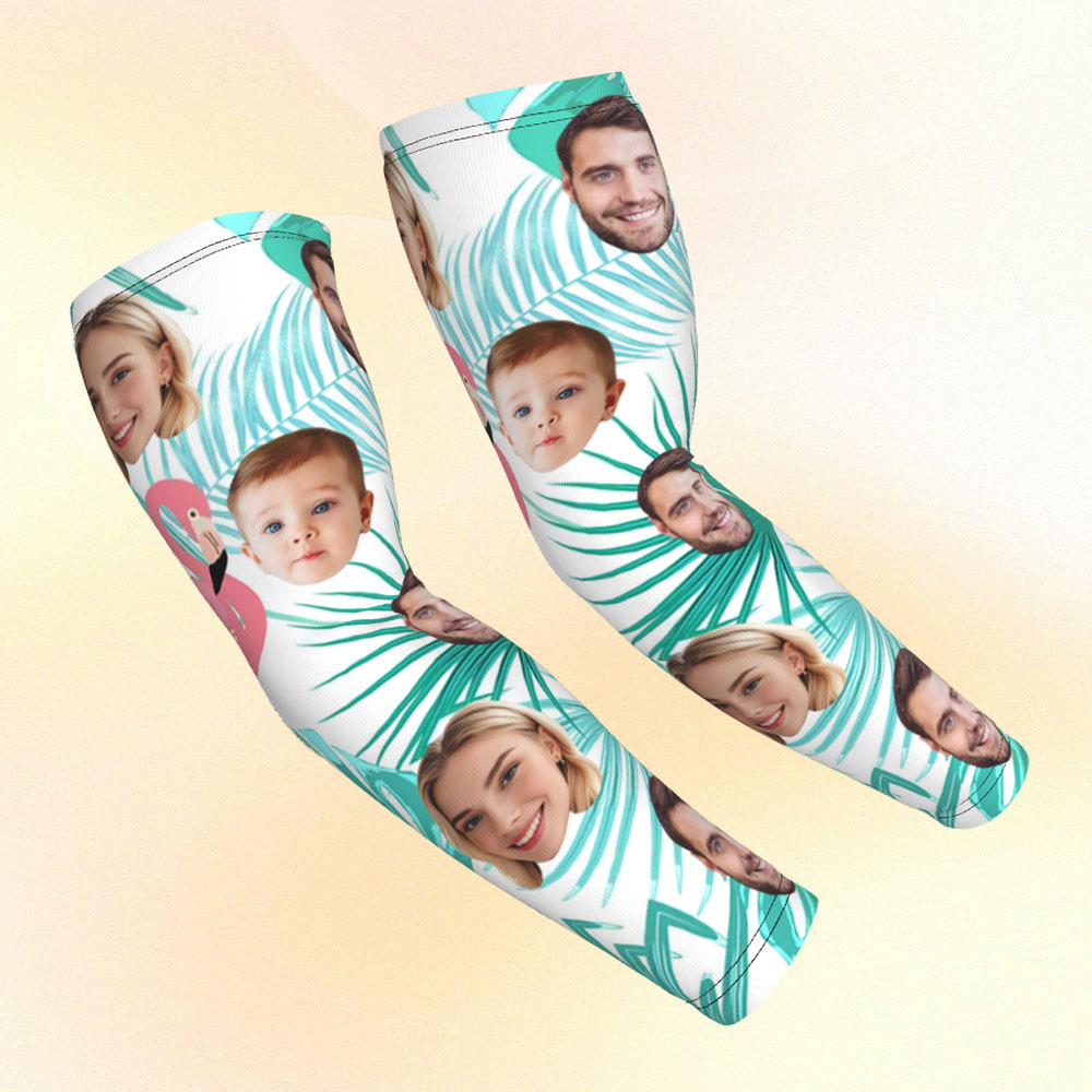 Personalized Sports Arm Sleeves With Photo - 
