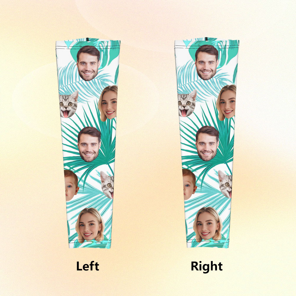 Personalized Sports Arm Sleeves With Photo - 