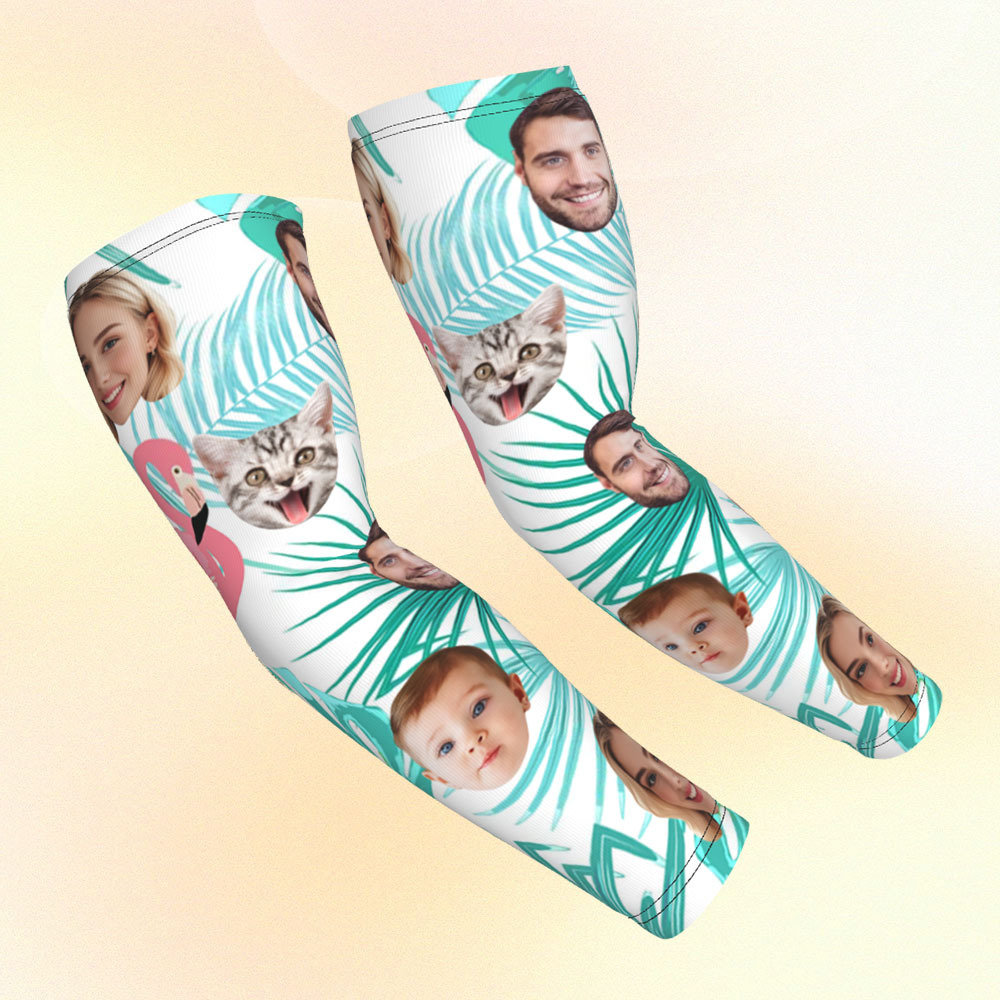 Personalized Sports Arm Sleeves With Photo - 