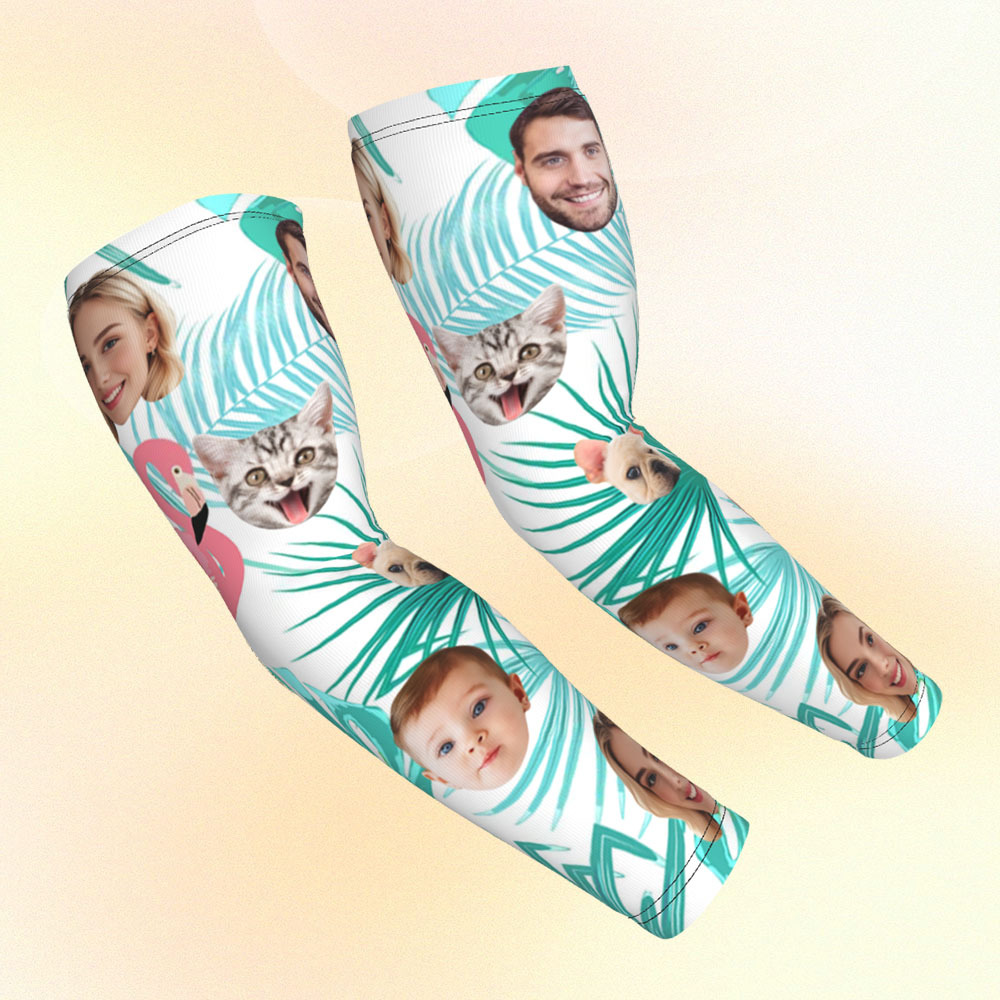 Personalized Sports Arm Sleeves With Photo - 