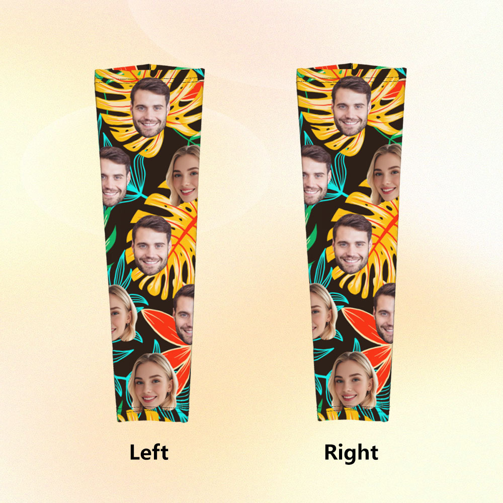 Personalized Sports Arm Sleeves With Photo - 