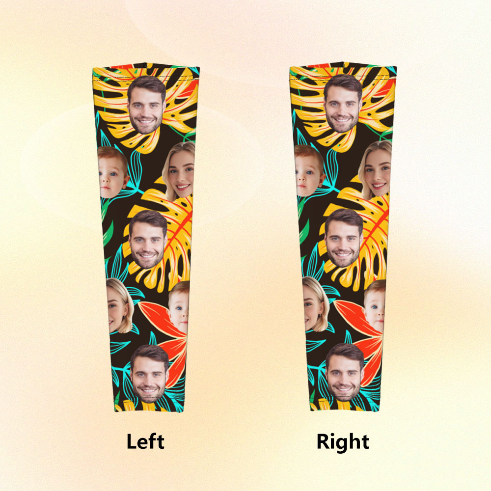 Personalized Sports Arm Sleeves With Photo - 