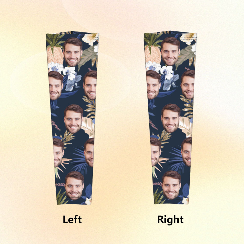 Personalized Sports Arm Sleeves With Photo - 