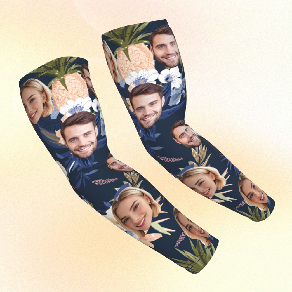 Personalized Sports Arm Sleeves With Photo - 