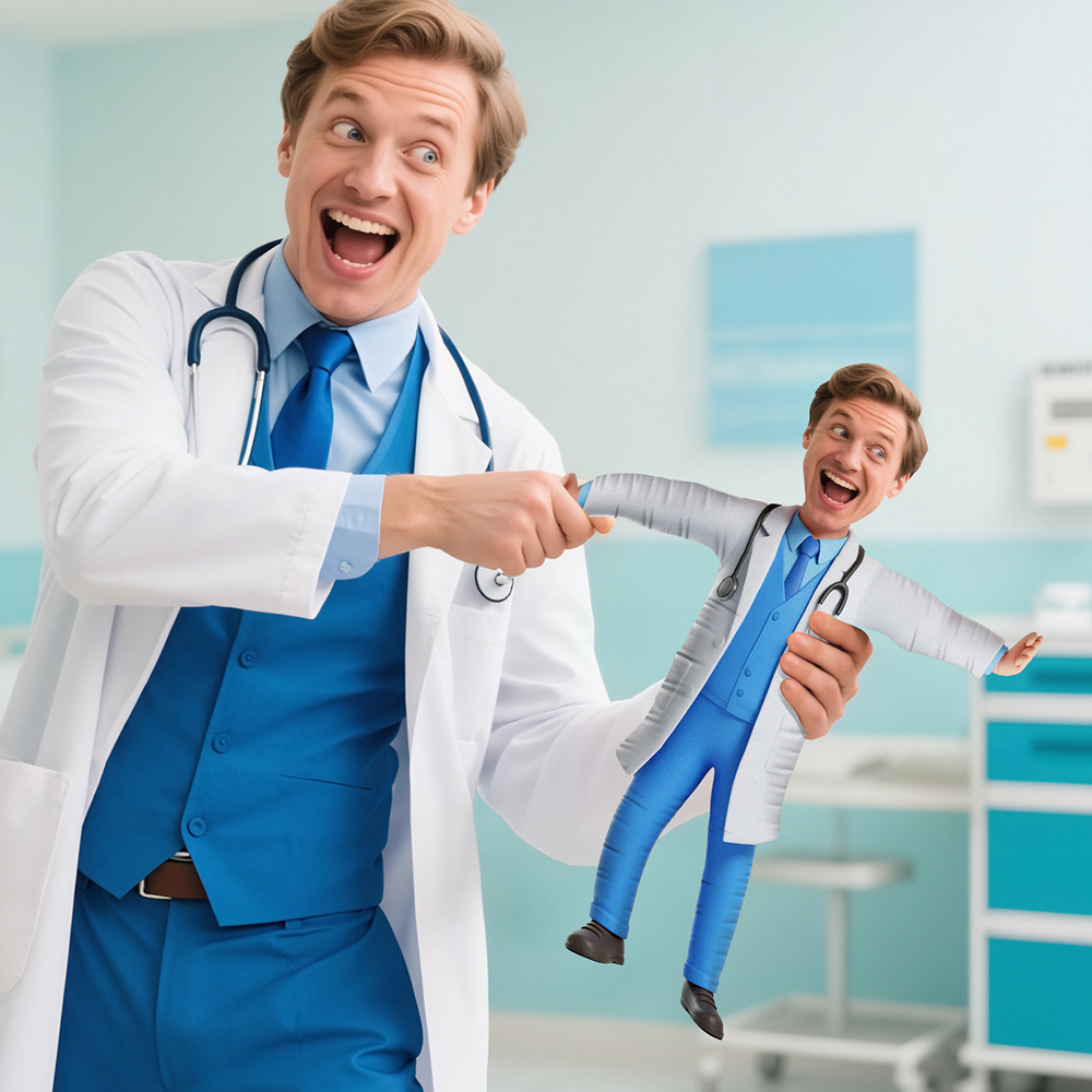 Face Only Custom Twistable Mini Me Ketchain/Doll Fun Gifts for Best Friends/Classmates - 