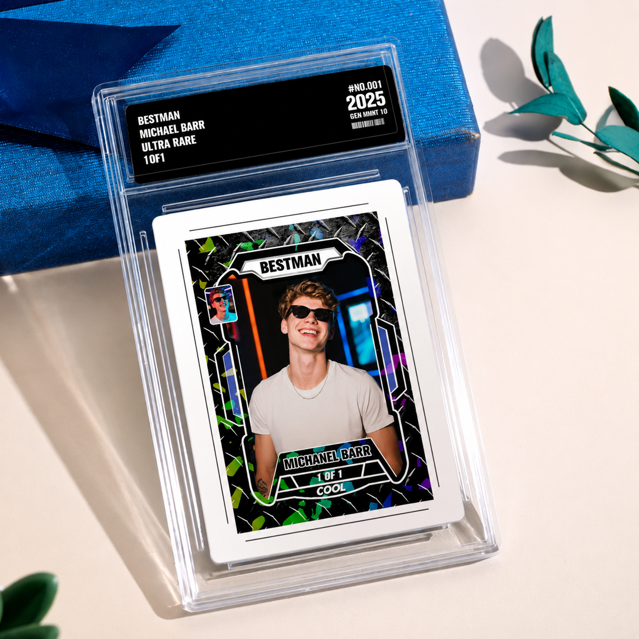 Custom Anime Monster Card Sport Portrait from Photo Personalized Sports-Themed Trainer Card with Custom Name & Stats Unique Gift for Athletes & Fans
