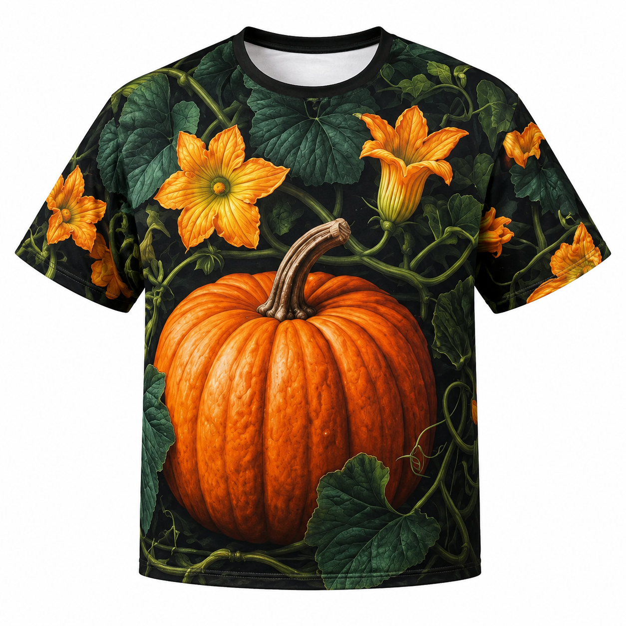 Funny 3D Fruit Belly Graphic T-Shirt - Big & Tall 3D Illusion Summer Tee - 