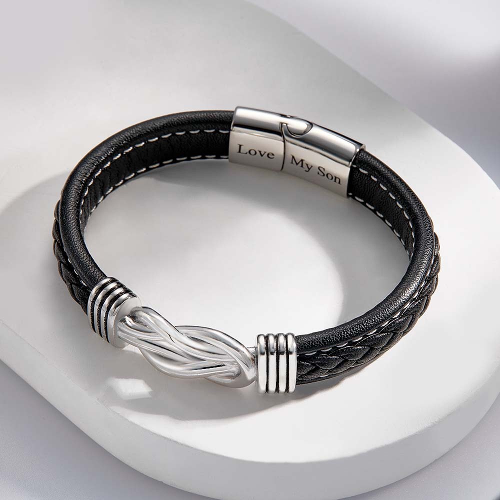 Custom Engraved Bracelet Men's Bracelet for Him Love Gifts - 