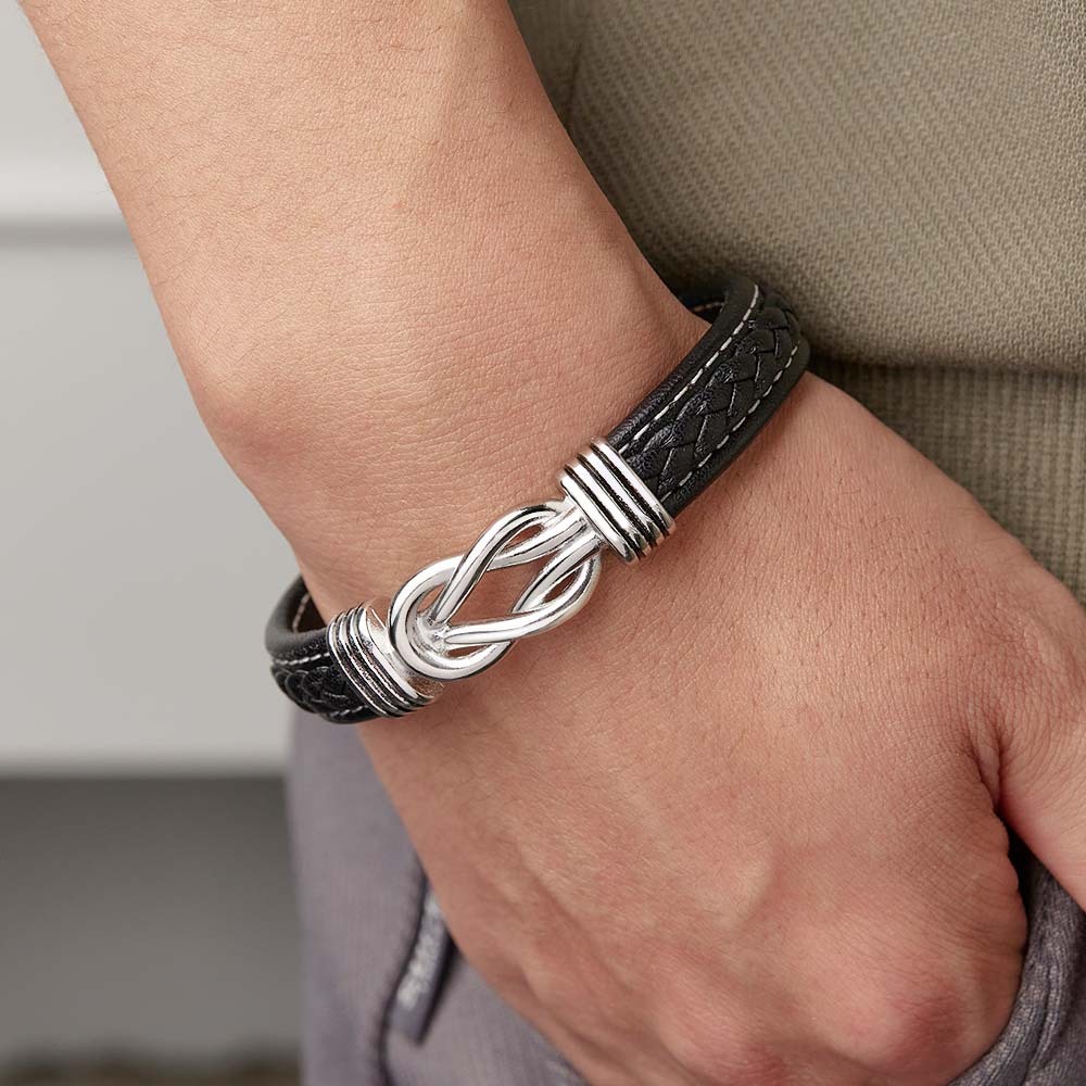 Custom Engraved Bracelet Men's Bracelet for Him Love Gifts - 