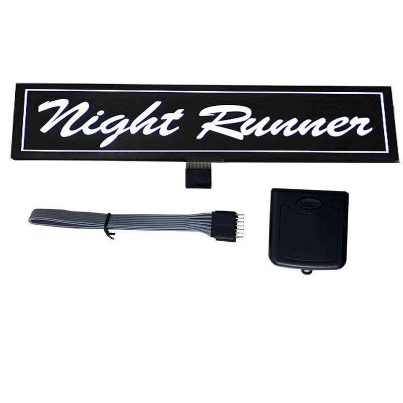 Led Glow Sticker Car Decals WANTED USB Electric Sticker