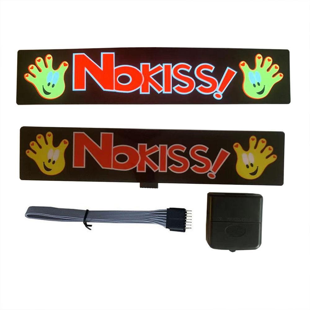 Led Glow Sticker Car Decals WANTED USB Electric Sticker