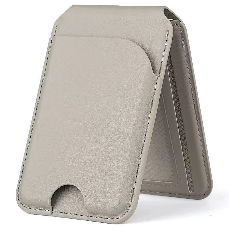 Cross-Border New Rotating Magsafe Magnetic Wallet Stand – Multi-Card Holder with Secure Snap-On Design