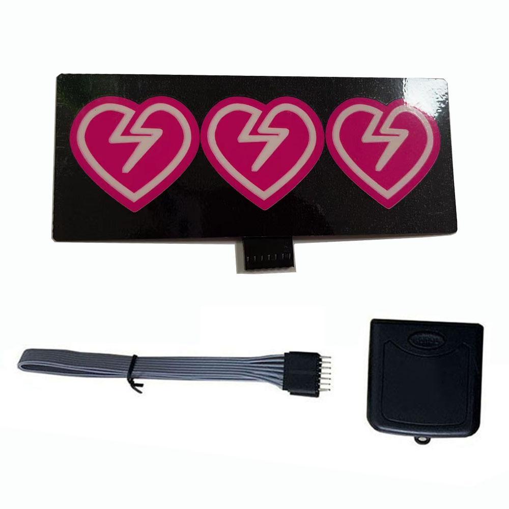 Led Glow Sticker Car Decals WANTED USB Electric Sticker