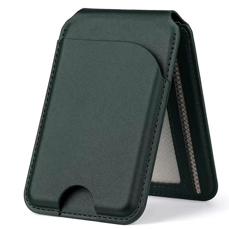 Cross-Border New Rotating Magsafe Magnetic Wallet Stand – Multi-Card Holder with Secure Snap-On Design