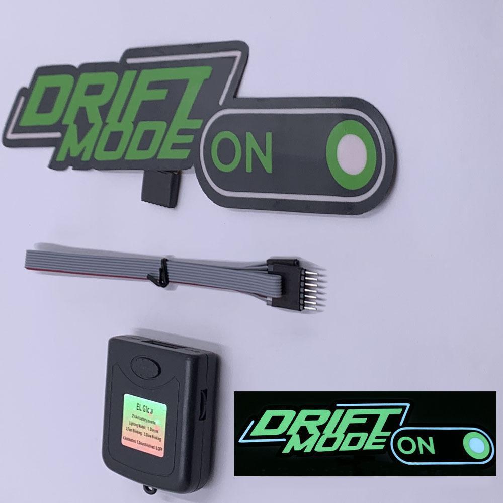 Led Glow Sticker Car Decals WANTED USB Electric Sticker