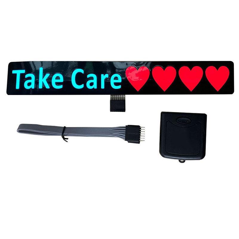 Led Glow Sticker Car Decals WANTED USB Electric Sticker