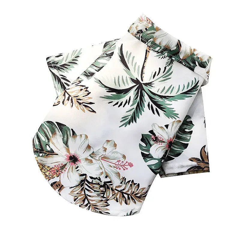 Custom Pet and Owner Matching Hawaiian Shirt Set – Personalized Photo Tropical Outfits for Dogs, Cats, and Humans - 