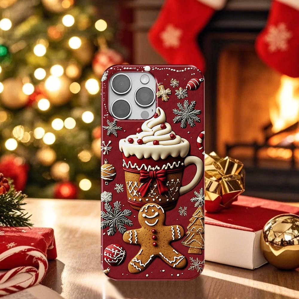 Christmas 3D Illusion Phone Cases, multiple styles available, iPhone, Pixel, Samsung