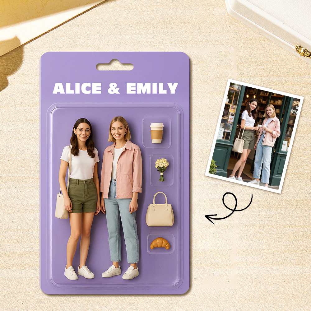 Custom Acrylic Keychains Personalized Couple Keyrings Sweet Anniversary Gift for Mr & Mrs' Matching Set - 