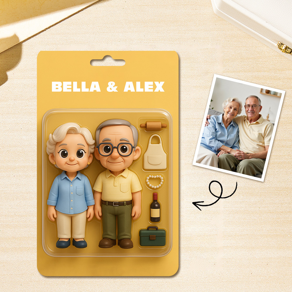 Custom Acrylic Keychain  Personalized Matching Keychains for Couple  Unique Gift Idea Double the Love - 