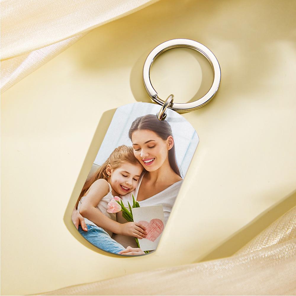To My Mom Custom Photo Keychain Gift For Mom - myphotowalletau