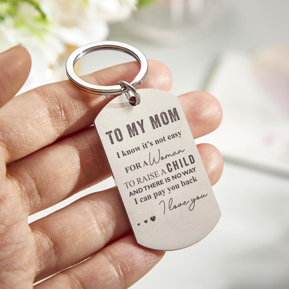 To My Mom Custom Photo Keychain Gift For Mom - myphotowalletau