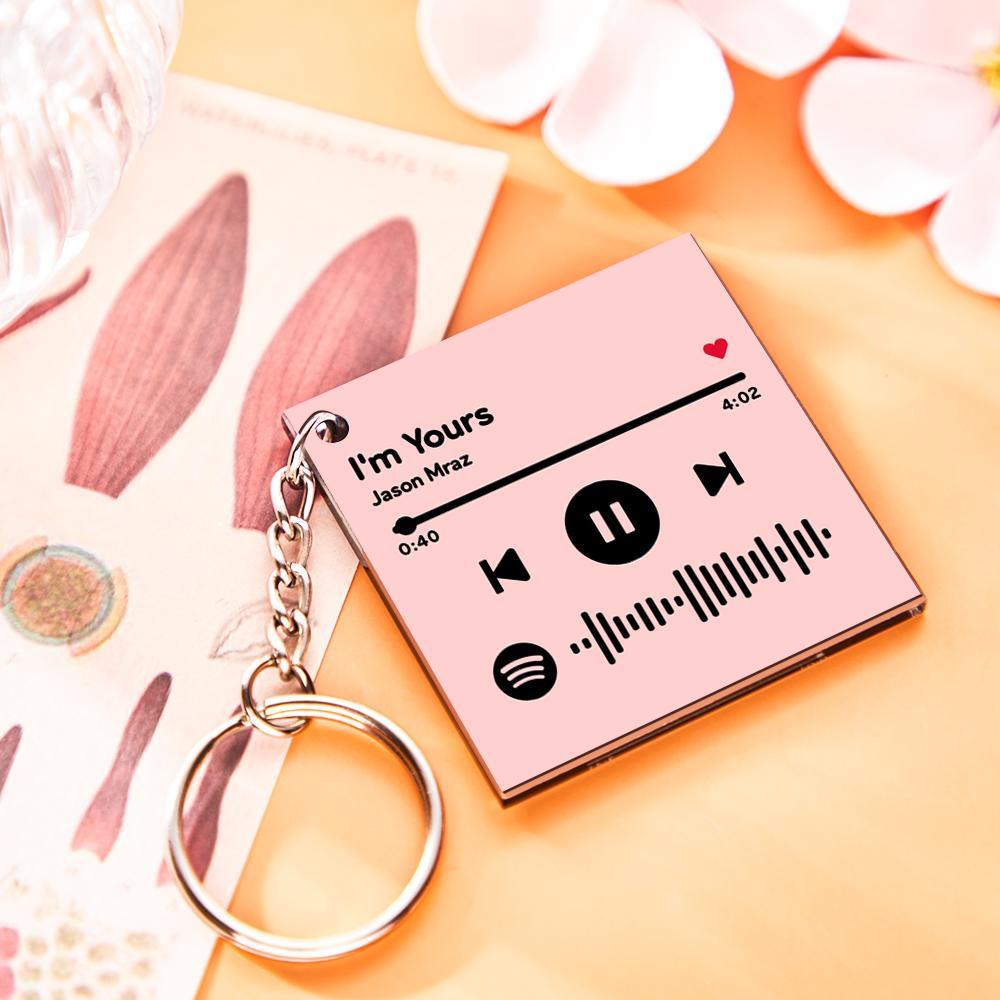 Custom Photo Keychain Spotify Keychain Personalized Gift for Mom Mother's Day Gift - myphotowalletau