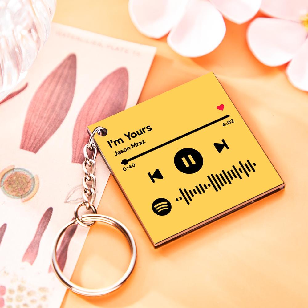 Custom Photo Keychain Spotify Keychain Personalized Gift for Mom Mother's Day Gift - myphotowalletau