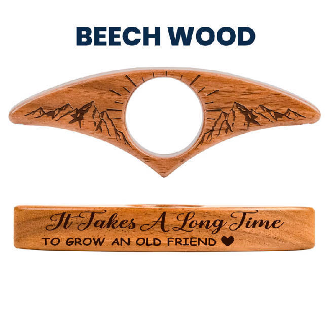 A True Friendship Is A Journey Without An End - Personalized Book Page Holder - 