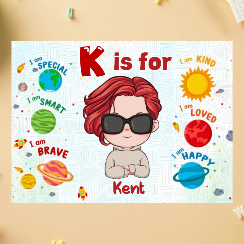 Custom Solar System Puzzle Gift for Kids �?Fun and Engaging Personalized Jigsaw with Your Child's Name - 