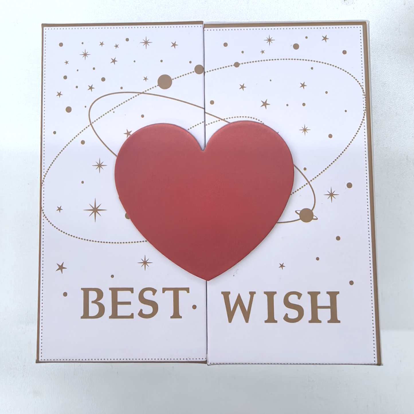 About 5.5inch Gift Boxes  15*15*7cm pink - 