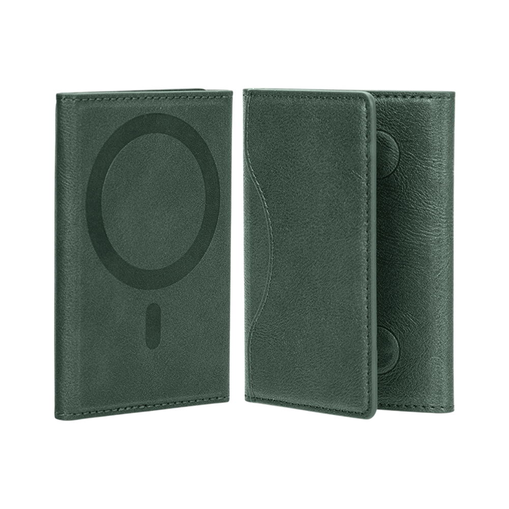 New Rotating Magnetic Wallet Stand – Multi-Card Holder with Secure Snap-On Design - 