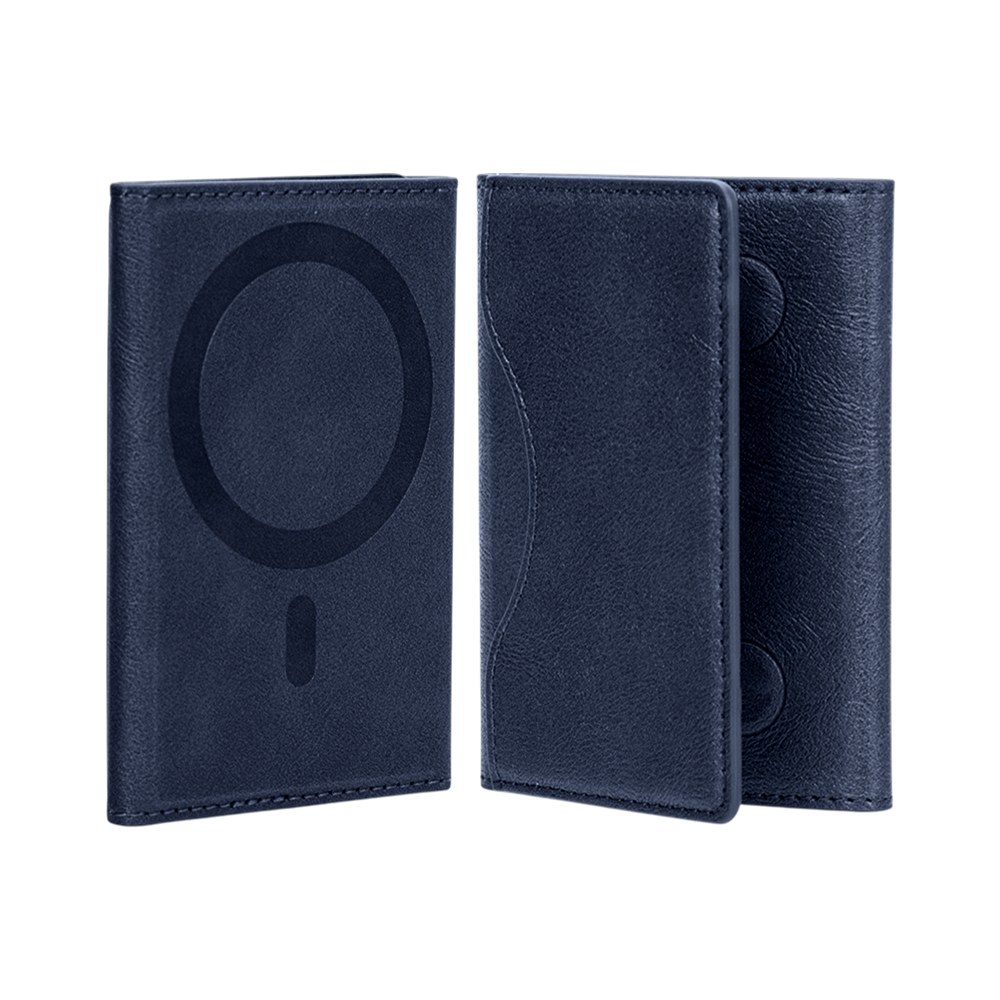 New Rotating Magnetic Wallet Stand – Multi-Card Holder with Secure Snap-On Design - 