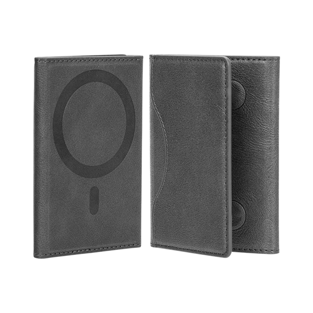 New Rotating Magnetic Wallet Stand – Multi-Card Holder with Secure Snap-On Design - 