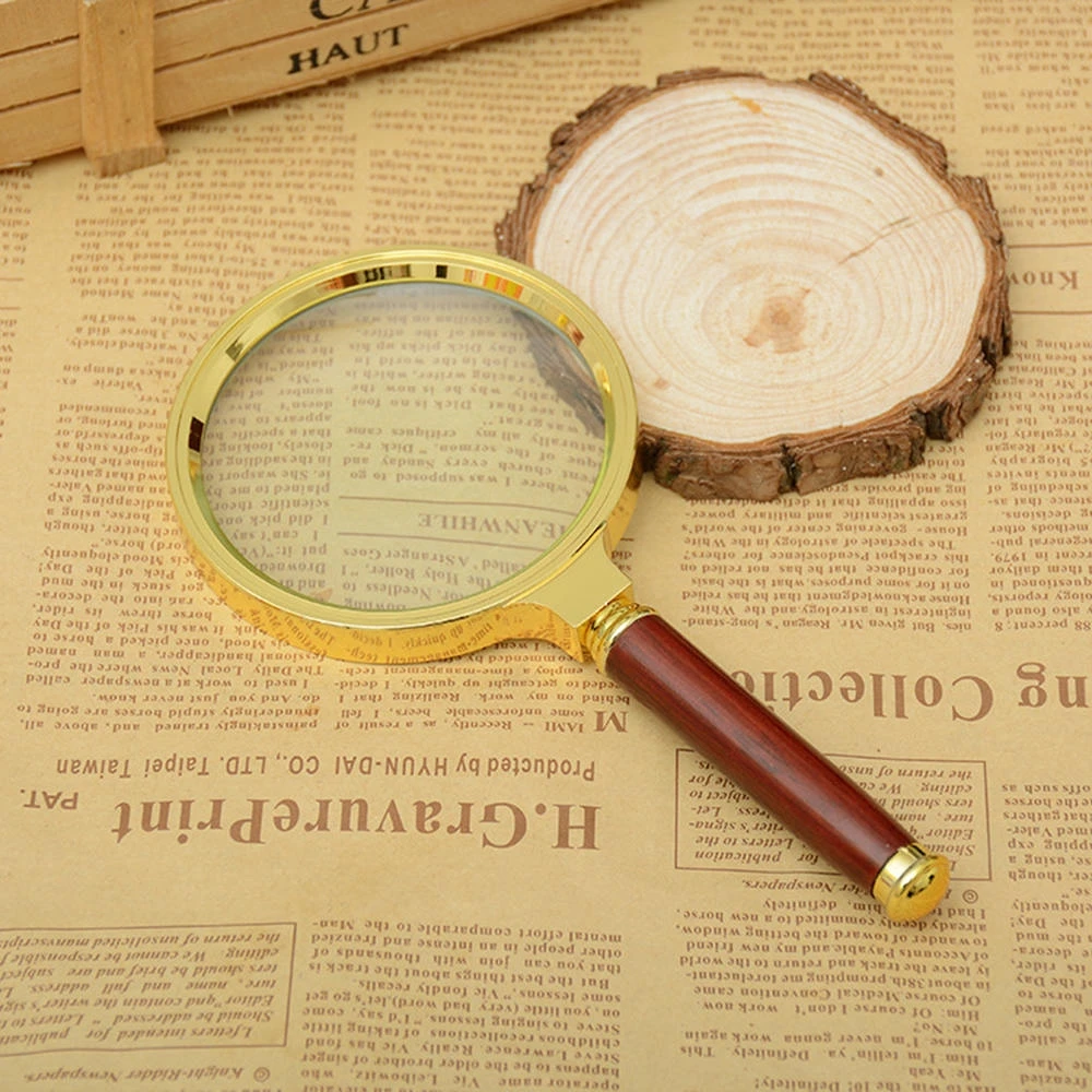 Magnifying Glass - 60mm 8 times, Essential Tools for Newspaper Puzzles - MyPhotoWalletAU