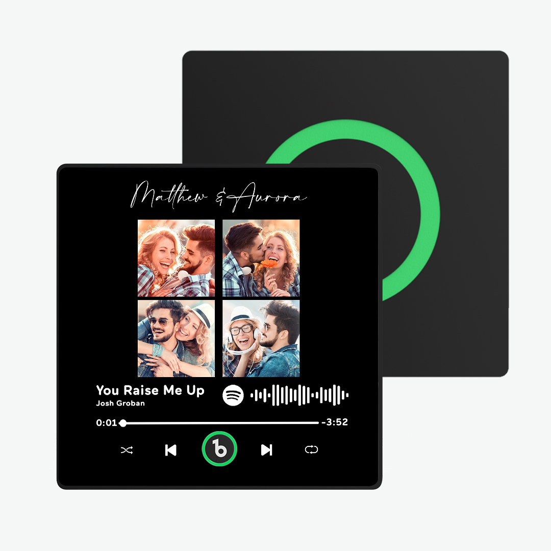 Custom Music & Photo Fridge Magnet FridgeBeats Pro Supports Bluetooth Connectivity New 4.0 Upgrade Colorful Frame Album Fridge Magnet Gifts for Christmas - 