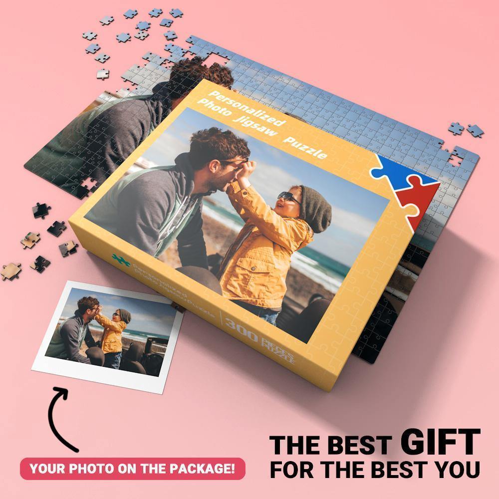 Custom Photo Jigsaw Puzzle Best Gift for Stay-at-home 35-1000 pieces | Best Dad Ever - MyPhotoWalletAU