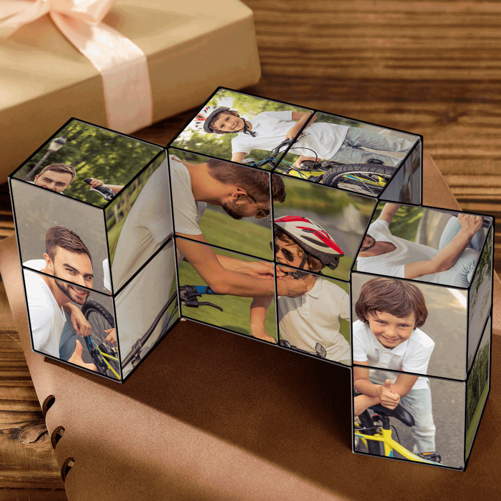 Personalized DIY Folding Picture Cube | Father's Day Gifts - MyPhotoWalletAU