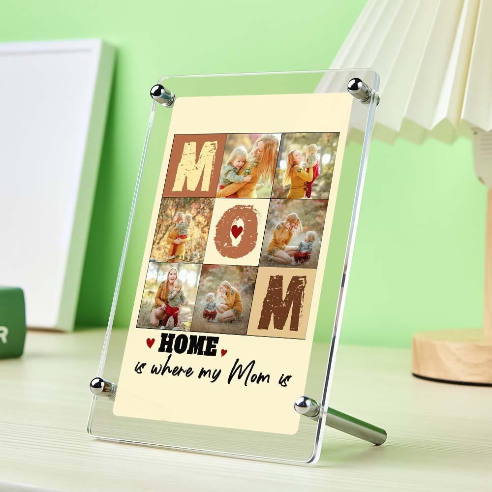 Custom Photo Plaque Gift Mom Collage Plauqe Mother's Day Photo Gift - myphotowalletau