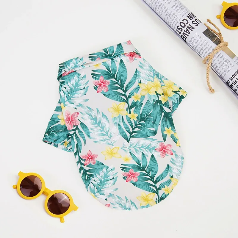 Custom Pet and Owner Matching Hawaiian Shirt Set – Personalized Photo Tropical Outfits for Dogs, Cats, and Humans - 