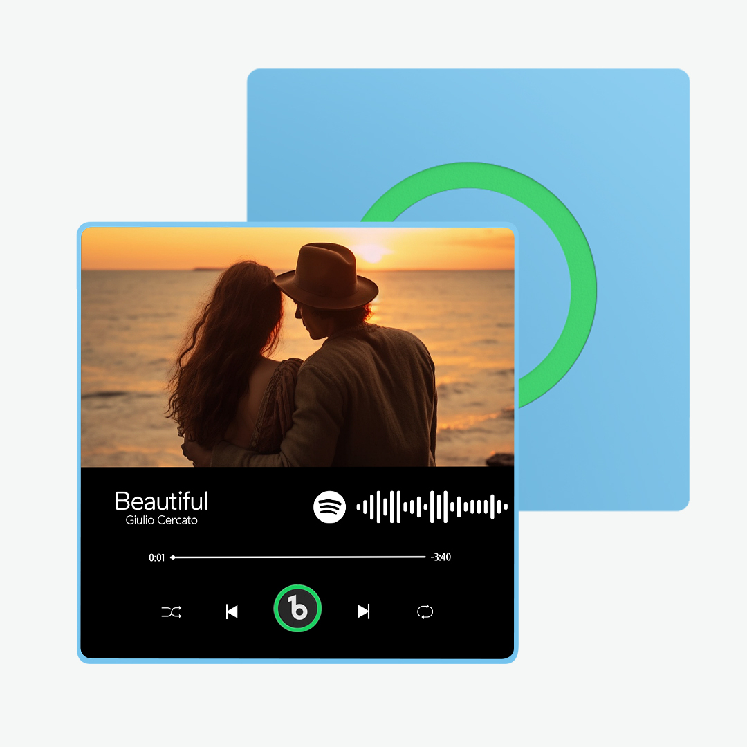 New 4.0 Upgrade Custom Music Fridge Magnet Colorful Frame Album Fridge Magnet Can Play Songs Gift for Couple