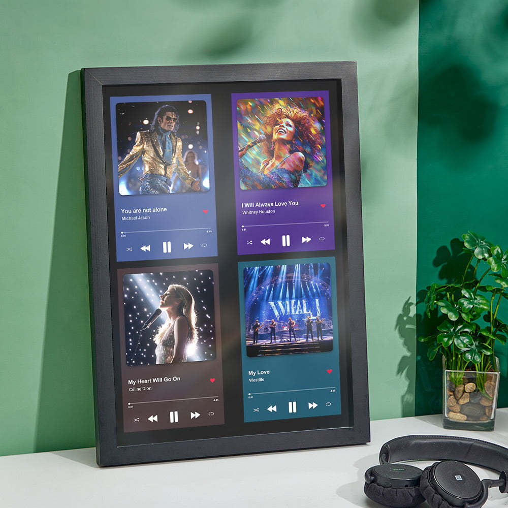 NFC Patch Custom Photo Song Frame Personalized Music Information Frame Gifts For Him - myphotowalletau