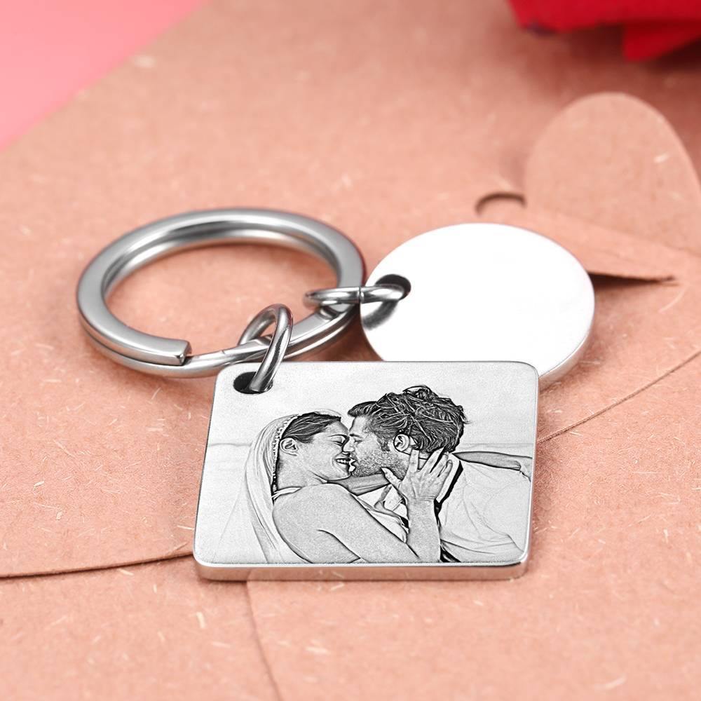 Custom Photo Engraved Calendar Keychain | Best Anniversary Gift - MyPhotoWalletAU