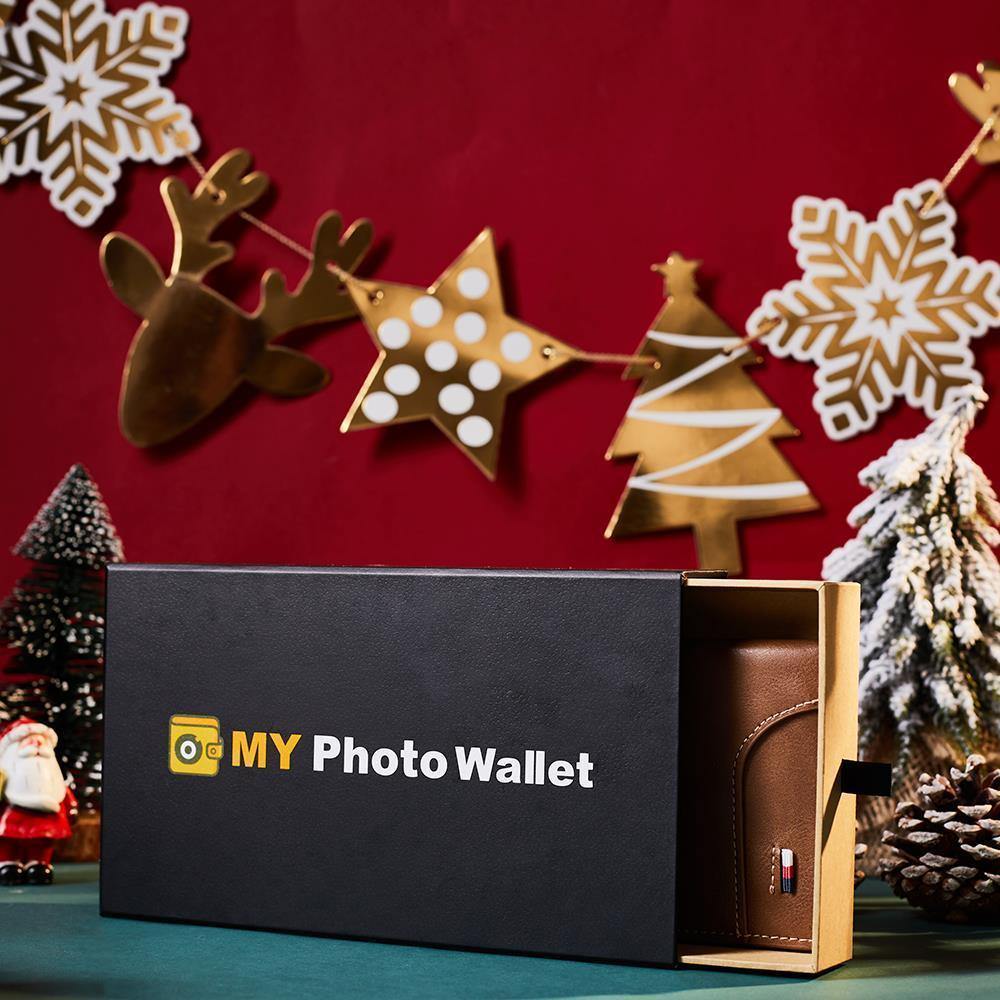 Long Style Wallet Christmas Gift Box - MyPhotoWalletAU