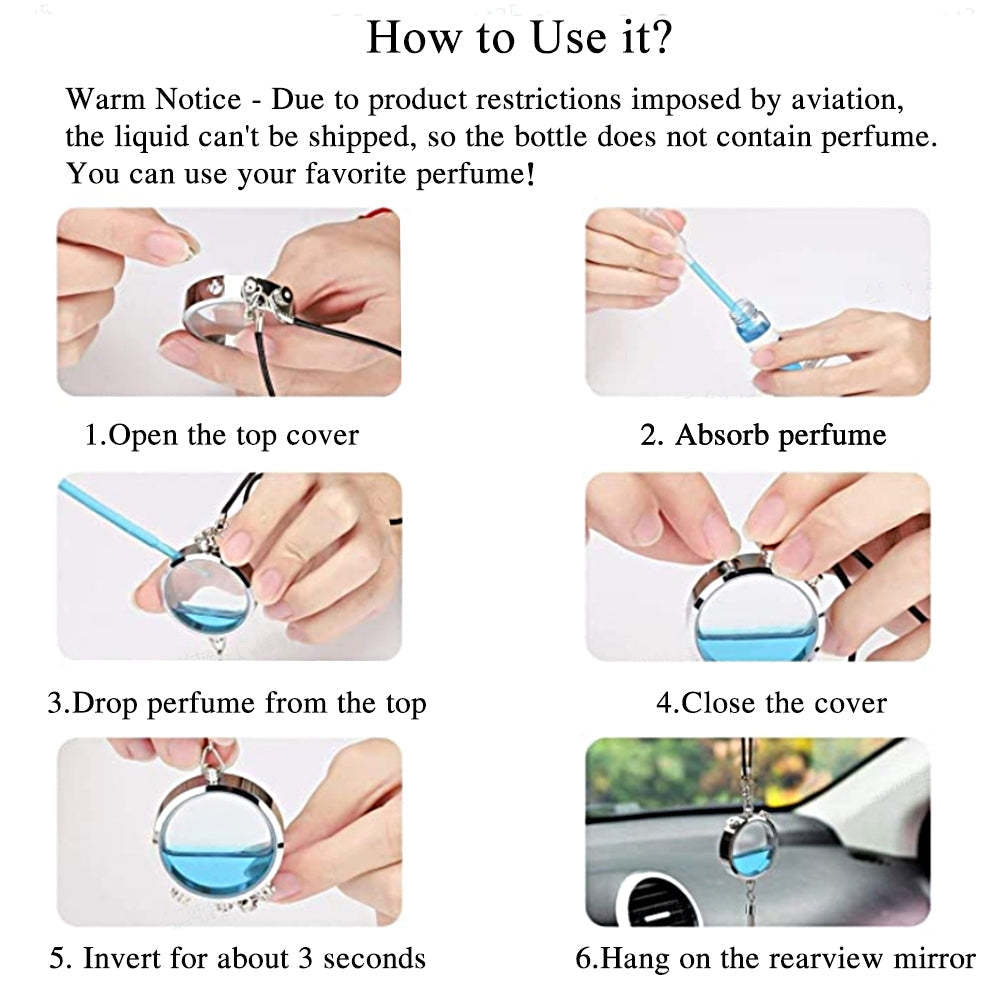 Custom Photo Air Freshener Perfume Box Pendant for Car Gift Personalized Hanging Air Freshener with Picture Text - mycustomtirecover