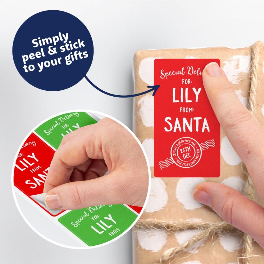 Personalized Santa Gift Labels