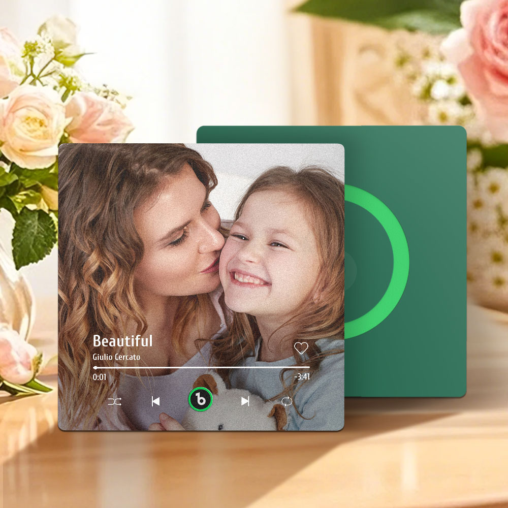 Custom Music Fridge Magnet Colorful Frame Album Fridge Magnet Music Wall Photo Sticker Mother's Day Gifts - 